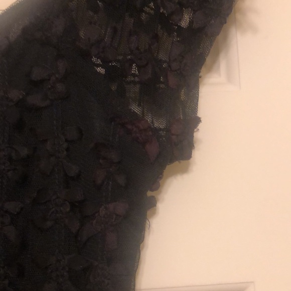 Betsey Johnson Vintage Mesh Bow Mini “LBD” Size Small Black Label - Picture 9 of 10